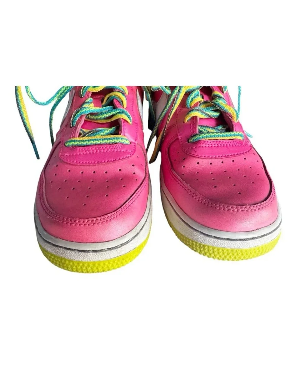 Nike Air Force 1 GS Pink Volt Sneakers Kids Size 7  Youth CW5761-600
